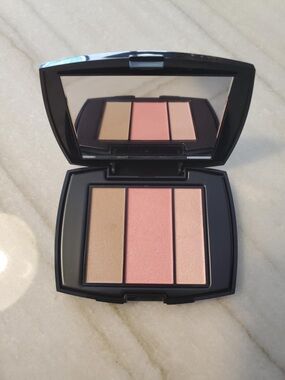 Lancome Blush Subtil Palette 323 Rose Flush Contour Blush Highlighter 0.07oz